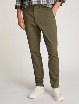 Calvin Klein Chinohose MODERN TWILL SLIM CHINO mit Logoprägung