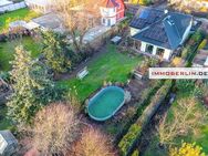 IMMOBERLIN.DE - Wunderbarer Bungalow mit idyllischem Südgarten in naturverbundener Lage - Zossen