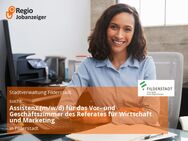 Assistenz (m/w/d) für das Vor- und Geschäftszimmer des Referates für Wirtschaft und Marketing - Filderstadt