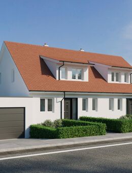 Doppelhaushälfte mit Doppelgarage und Stellplätzen - Sennfeld