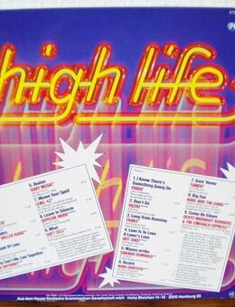 High Life-Vinyl-LP,Polystar,1982 - Linnich