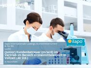 (Junior) Kundenbetreuer (m/w/d) im Vertrieb im Bereich Arzneimittelexport in Vollzeit (40 Std.) - München