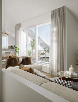 Großzügige 3-Zimmer-Dachgeschosswohnung mit sonniger Dachterrasse in Kerschdorf zu vermieten - Eiselfing