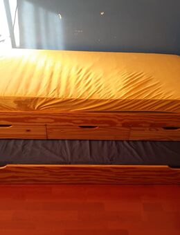 Ausziehbares Bett mit 3 Schubladen und Matratzen - Weimar