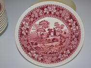 2 Stk. Dessertschälchen Schälchen 14 cm Keramik, Spode Design Pink Tower England - Zeuthen
