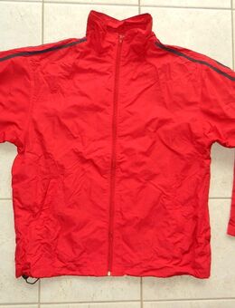 Fishbone Windjacke Windbreaker Gr. M rot-schwarz, Netzfutter innen - Chemnitz