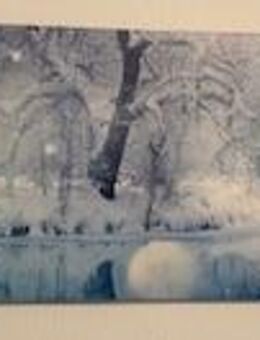 Leinwanddruck 120 x 40 Winterlandschaft - Herne