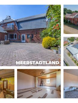 Ländliches Anwesen: Großzügiges Mehrfamilienhaus, Gewerbeflächen, Heuherberge, Werkstatt und Garagen - Meggerdorf