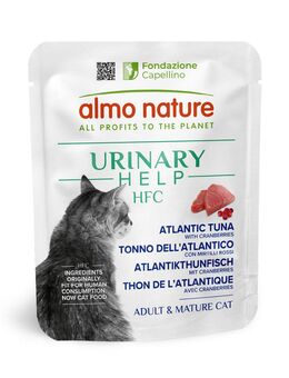 Almo Nature HFC Urinary Help 6 x 50 g - Atlatikthunfisch mit Cranberrys