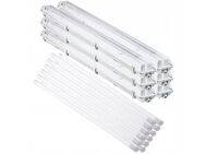 #TOPSELLER# 6x LED Industrielampe Feuchtraum Werkstattlampe Zimmerlampe 1500mm 48W komplett Set - Wuppertal