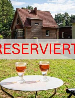 RESERVIERT: Wohnhaus oder Ferienhaus auf 4400 qm Paradiesgrundstück im Wald - Rüthnick