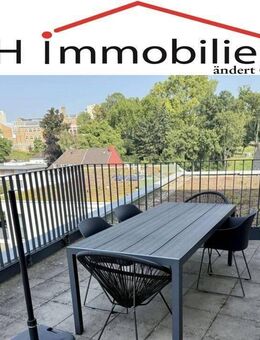 Panoramafenster, Fernblick, Sonnenterrasse - moderne 2 Zimmer Wohnung mit EBK - Mönchengladbach