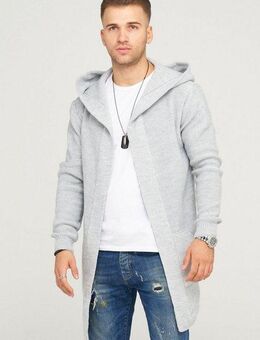 behype Strickjacke JAROMIR mit kuscheliger Kapuze