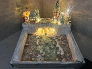 Diorama Weihnachten Advent Kranz winterlandschaft - Hausen (Regierungsbezirk Niederbayern)