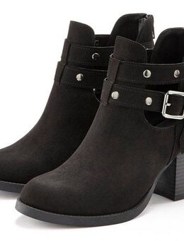 LASCANA Cowboy Stiefelette Cowboy Boots, Western Stiefelette, Ankleboots mit Zierschnalle VEGAN