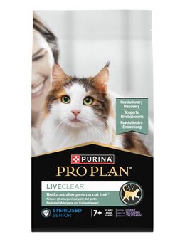 PURINA PRO PLAN LiveClear Sterilised Senior 7+ Truthahn - 1,4 kg