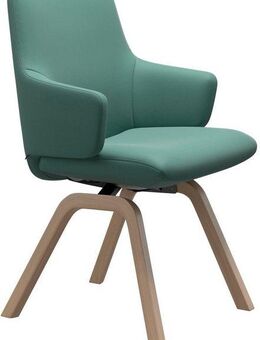 Stressless® Polsterstuhl Laurel, Low Back mit Armlehne, Größe L, mit schräggestellten Beinen in Eiche