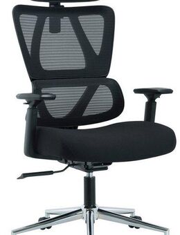 Places of Style Bürostuhl Andora, moderner ergonomischer Schreibtischstuhl, verstellbare Armlehne & Kopfstütze, Lendenwirbelstütze