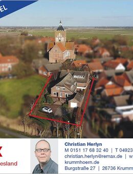 -Top Kapitalanlage, ca. 6,8ß % Bruttorendite- Großzügiges Anwesen mit 5 Wohneinheiten in Küstennähe - Krummhörn