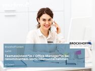 Teamassistent*in / Office-Manager*in bei renommiertem Immobilienunternehmen - Essen