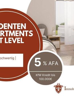 !! Studentenapartments mit über 4% Bruttomietrendite - degressive AfA möglich!! - München