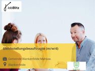 Gleichstellungsbeauftragte (m/w/d) - Blankenfelde-Mahlow