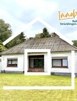 Bungalow für kreative Köpfe - ein Idyllisches Grundstück wartet auf Sie! - Saterland