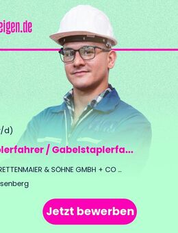 Staplerfahrer / Gabelstaplerfahrer / Verläder / Mitarbeiter in der Verladung (m/w/d) - Rosenberg (Regierungsbezirk Stuttgart)