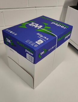 Kopierpapier Din A4 80g/m² 5 x 500 Blatt Papier weiß 2500 - Breitscheidt