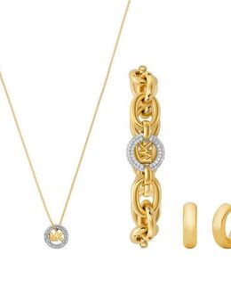 MICHAEL KORS Schmuckset Multipack Schmuck Geschenk Metall PREMIUM (Set, 4-tlg), mit Zirkonia (synth)