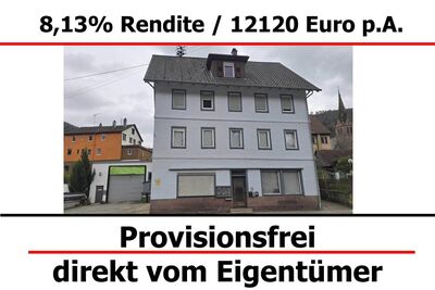 8,13 % Rendite - vermietete Wohnung in Höfen an der Enz - Provisionsfrei