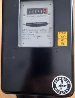 Drehstromzähler AEG Form C11G, gebraucht - Lippstadt