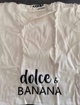 Praktische Baumwolltasche (Cotton-Bag) in schwarz/weiss, Neu - Lottstetten