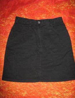 NEU * Sportiv * Jeans- Style * Etui * High- Waist * Mini- Rock "Street One" Gr. 34- 36/ XS- S * schwarz * Gothic * - Riedlingen