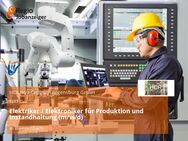 Elektriker / Elektroniker für Produktion und Instandhaltung (m/w/d) - Wenzenbach