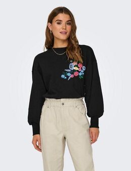 ONLY Sweatshirt ONLBROOKE L/S O-NECK FLOWER SWT