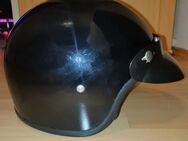 SHOEI GR.S schwarzer Lack Jethelm 3 Punkt-Helmschirm abnehmbar - Verden (Aller)