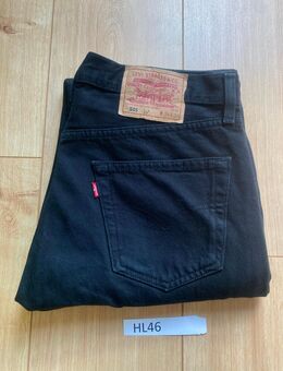 VINTAGE LEVIS 501 XX W Jeans Fit 0165 schwarz W34 L36 Bund:43 L:119 Schritt:89 - Wolfratshausen