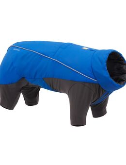 Ruffwear Vert Coverall Hundemantel, Blue Pool - Größe L: 56 - 71 cm Rückenlänge