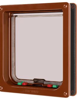 Cat Mate Katzenklappe 221 Large - Katzenklappe braun