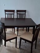 Esstisch mit 4 Stühlen in 85748