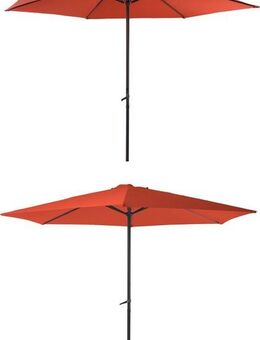 Garden Pleasure Sonnenschirm, Ø 300 cm, terracotta