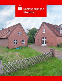 Ehemaliger Hof in Lotte - großzügiges Grundstück, Wohnhaus und Nebengebäude - Lotte