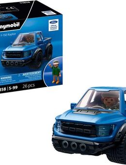 Playmobil® PLAYMOBIL X Ford F-150 Raptor (71858), Cars Konstruktions-Spielset, (26 St), Made in Europe