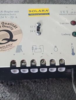 Solarladeregler IVT 12/24 V 20A mit Tiefentladeschutz und Sicheru - Arnsberg