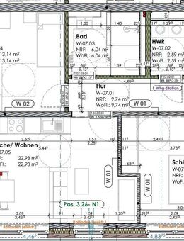 Neubau 3 Zimmerwohnung im 1.OG in Aurich Haxtum - Aurich