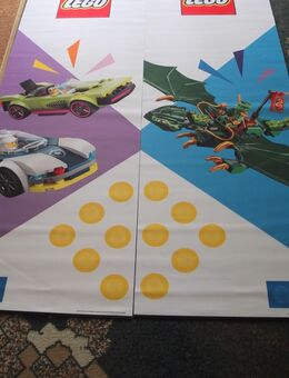 Lego - 2x Ninjago * Polizeiauto Banner Deko Poster Stoffbanner - Weinheim Zentrum