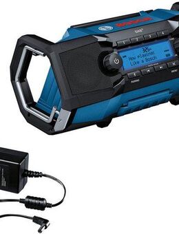 Bosch Professional »GPB 18V-2 SC PROFESSIONAL« Baustellenradio, IP54 Digitalradio (DAB) (Digitalradio (DAB), 15 W, Digital Audio Broadcasting + digitaler Empfang von zahlreichen Sendern)