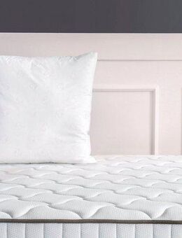 Yatas Bedding Baumwollkissen Cotton, Kissen 40x80 cm, Bauchschläfer, Rückenschläfer, Seitenschläfer, allergiker geeignet (Hausstauballergiker)