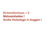 Willkommen in Auggen! Einfamilienhaus + 3 Wohnungen! Ca. 490 qm² Wohnfläche! 1.033 qm² Grundstück! - Auggen